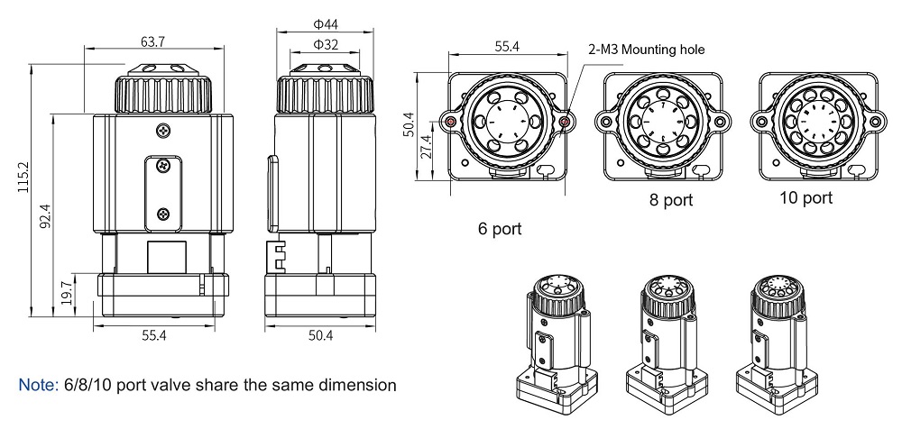 Two-Position Switching Valve